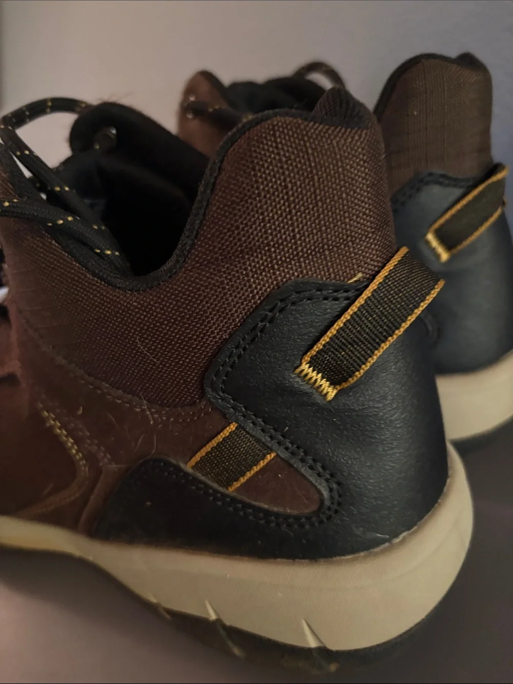 Clarks Brown and Black Men's Hiking Boots